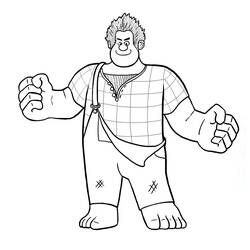 Dibujo para colorear: Wreck-It Ralph (Películas de animación) #130672 - Dibujos para Colorear e Imprimir Gratis