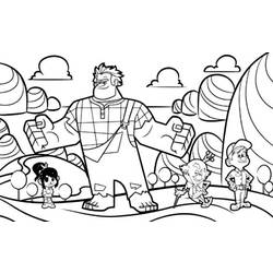 Dibujo para colorear: Wreck-It Ralph (Películas de animación) #130673 - Dibujos para Colorear e Imprimir Gratis