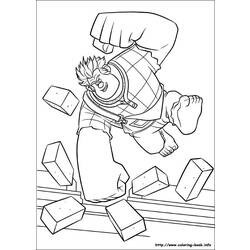 Dibujo para colorear: Wreck-It Ralph (Películas de animación) #130685 - Dibujos para Colorear e Imprimir Gratis