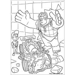 Dibujo para colorear: Wreck-It Ralph (Películas de animación) #130688 - Dibujos para Colorear e Imprimir Gratis
