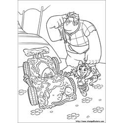Dibujo para colorear: Wreck-It Ralph (Películas de animación) #130694 - Dibujos para Colorear e Imprimir Gratis
