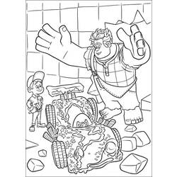 Dibujo para colorear: Wreck-It Ralph (Películas de animación) #130701 - Dibujos para Colorear e Imprimir Gratis