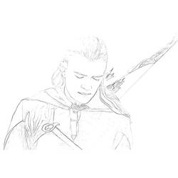 Dibujo para colorear: Lord of the Rings (Películas) #70023 - Dibujos para Colorear e Imprimir Gratis