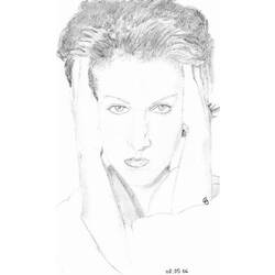 Dibujo para colorear: Céline Dion (Persona famosa) #122565 - Dibujos para Colorear e Imprimir Gratis