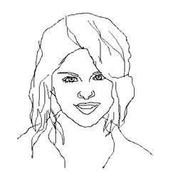 Dibujo para colorear: Selena Gomez (Persona famosa) #123820 - Dibujos para Colorear e Imprimir Gratis