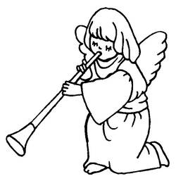 Dibujo para colorear: Angel (Personajes) #86244 - Dibujos para Colorear e Imprimir Gratis