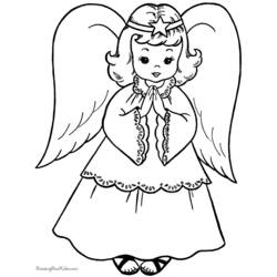 Dibujo para colorear: Angel (Personajes) #86253 - Dibujos para Colorear e Imprimir Gratis