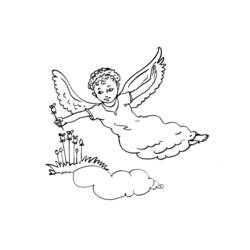 Dibujo para colorear: Angel (Personajes) #86307 - Dibujos para Colorear e Imprimir Gratis