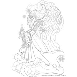Dibujo para colorear: Angel (Personajes) #86336 - Dibujos para Colorear e Imprimir Gratis