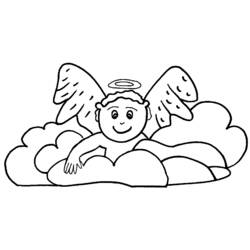Dibujo para colorear: Angel (Personajes) #86373 - Dibujos para Colorear e Imprimir Gratis