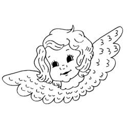 Dibujo para colorear: Angel (Personajes) #86377 - Dibujos para Colorear e Imprimir Gratis