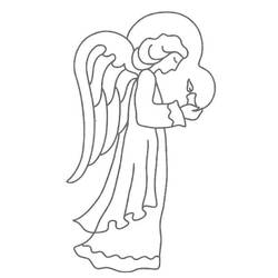Dibujo para colorear: Angel (Personajes) #86420 - Dibujos para Colorear e Imprimir Gratis