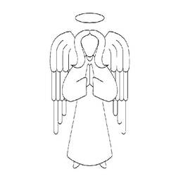 Dibujo para colorear: Angel (Personajes) #86463 - Dibujos para Colorear e Imprimir Gratis