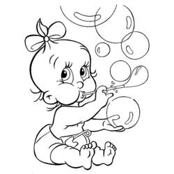 Dibujo para colorear: Bebé (Personajes) #86586 - Dibujos para Colorear e Imprimir Gratis
