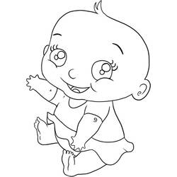 Dibujo para colorear: Bebé (Personajes) #86593 - Dibujos para Colorear e Imprimir Gratis