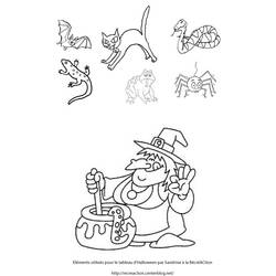 Dibujo para colorear: Bruja (Personajes) #108416 - Dibujos para Colorear e Imprimir Gratis
