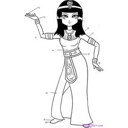 Dibujo para colorear: Cleopatra (Personajes) #90557 - Dibujos para Colorear e Imprimir Gratis