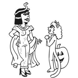 Dibujo para colorear: Cleopatra (Personajes) #90601 - Dibujos para Colorear e Imprimir Gratis