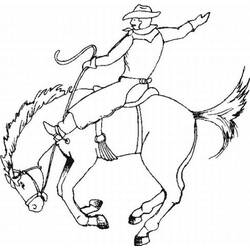 Dibujo para colorear: Cowboy (Personajes) #91446 - Dibujos para Colorear e Imprimir Gratis