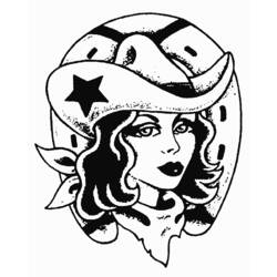 Dibujo para colorear: Cowboy (Personajes) #91500 - Dibujos para Colorear e Imprimir Gratis
