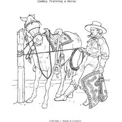 Dibujo para colorear: Cowboy (Personajes) #91596 - Dibujos para Colorear e Imprimir Gratis