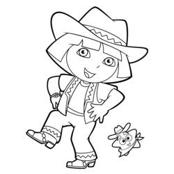 Dibujo para colorear: Cowboy (Personajes) #91600 - Dibujos para Colorear e Imprimir Gratis
