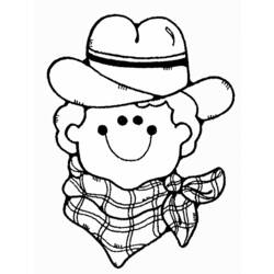 Dibujo para colorear: Cowboy (Personajes) #91724 - Dibujos para Colorear e Imprimir Gratis