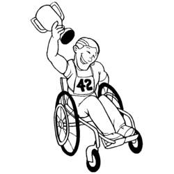 Dibujo para colorear: Discapacitado (Personajes) #98417 - Dibujos para Colorear e Imprimir Gratis