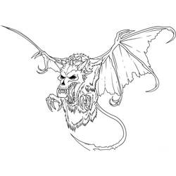 Dibujo para colorear: Dragón (Personajes) #148541 - Dibujos para Colorear e Imprimir Gratis