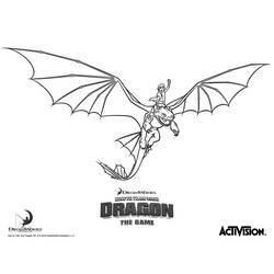 Dibujo para colorear: Dragón (Personajes) #148557 - Dibujos para Colorear e Imprimir Gratis