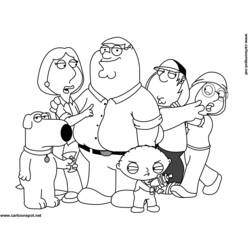 Dibujo para colorear: Familia (Personajes) #95105 - Dibujos para Colorear e Imprimir Gratis