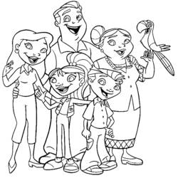 Dibujo para colorear: Familia (Personajes) #95165 - Dibujos para Colorear e Imprimir Gratis