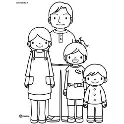 Dibujo para colorear: Familia (Personajes) #95184 - Dibujos para Colorear e Imprimir Gratis