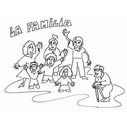 Dibujo para colorear: Familia (Personajes) #95195 - Dibujos para Colorear e Imprimir Gratis