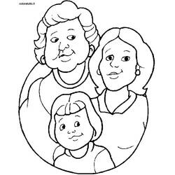 Dibujo para colorear: Familia (Personajes) #95226 - Dibujos para Colorear e Imprimir Gratis