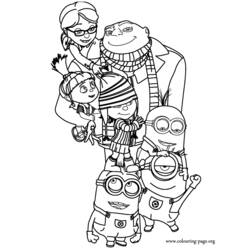 Dibujo para colorear: Familia (Personajes) #95265 - Dibujos para Colorear e Imprimir Gratis