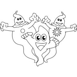 Dibujo para colorear: Fantasma (Personajes) #95465 - Dibujos para Colorear e Imprimir Gratis