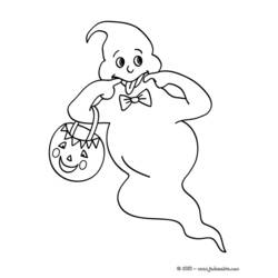 Dibujo para colorear: Fantasma (Personajes) #95475 - Dibujos para Colorear e Imprimir Gratis
