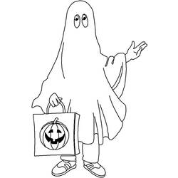 Dibujo para colorear: Fantasma (Personajes) #95494 - Dibujos para Colorear e Imprimir Gratis
