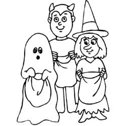Dibujo para colorear: Fantasma (Personajes) #95659 - Dibujos para Colorear e Imprimir Gratis
