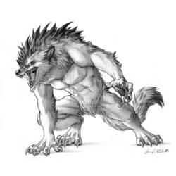 Dibujo para colorear: Hombre lobo (Personajes) #100075 - Dibujos para Colorear e Imprimir Gratis