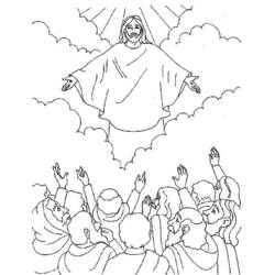 Dibujo para colorear: Jesús (Personajes) #98976 - Dibujos para Colorear e Imprimir Gratis