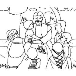 Dibujo para colorear: Jesús (Personajes) #99016 - Dibujos para Colorear e Imprimir Gratis
