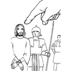 Dibujo para colorear: Jesús (Personajes) #99184 - Dibujos para Colorear e Imprimir Gratis
