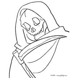 Dibujo para colorear: La Muerte (Personajes) #108727 - Dibujos para Colorear e Imprimir Gratis