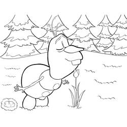 Dibujo para colorear: Muñeco de nieve (Personajes) #89300 - Dibujos para Colorear e Imprimir Gratis