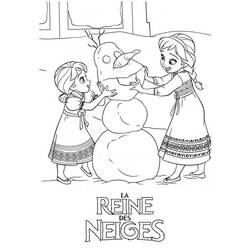 Dibujo para colorear: Muñeco de nieve (Personajes) #89391 - Dibujos para Colorear e Imprimir Gratis