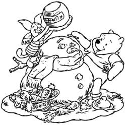 Dibujo para colorear: Muñeco de nieve (Personajes) #89429 - Dibujos para Colorear e Imprimir Gratis