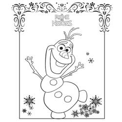 Dibujo para colorear: Muñeco de nieve (Personajes) #89438 - Dibujos para Colorear e Imprimir Gratis