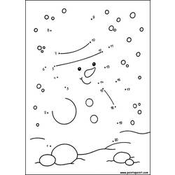 Dibujo para colorear: Muñeco de nieve (Personajes) #89463 - Dibujos para Colorear e Imprimir Gratis